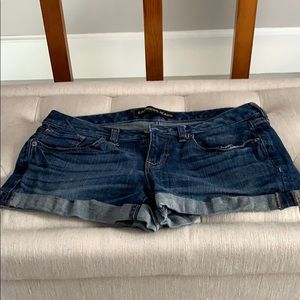 Medium Wash Jean Short